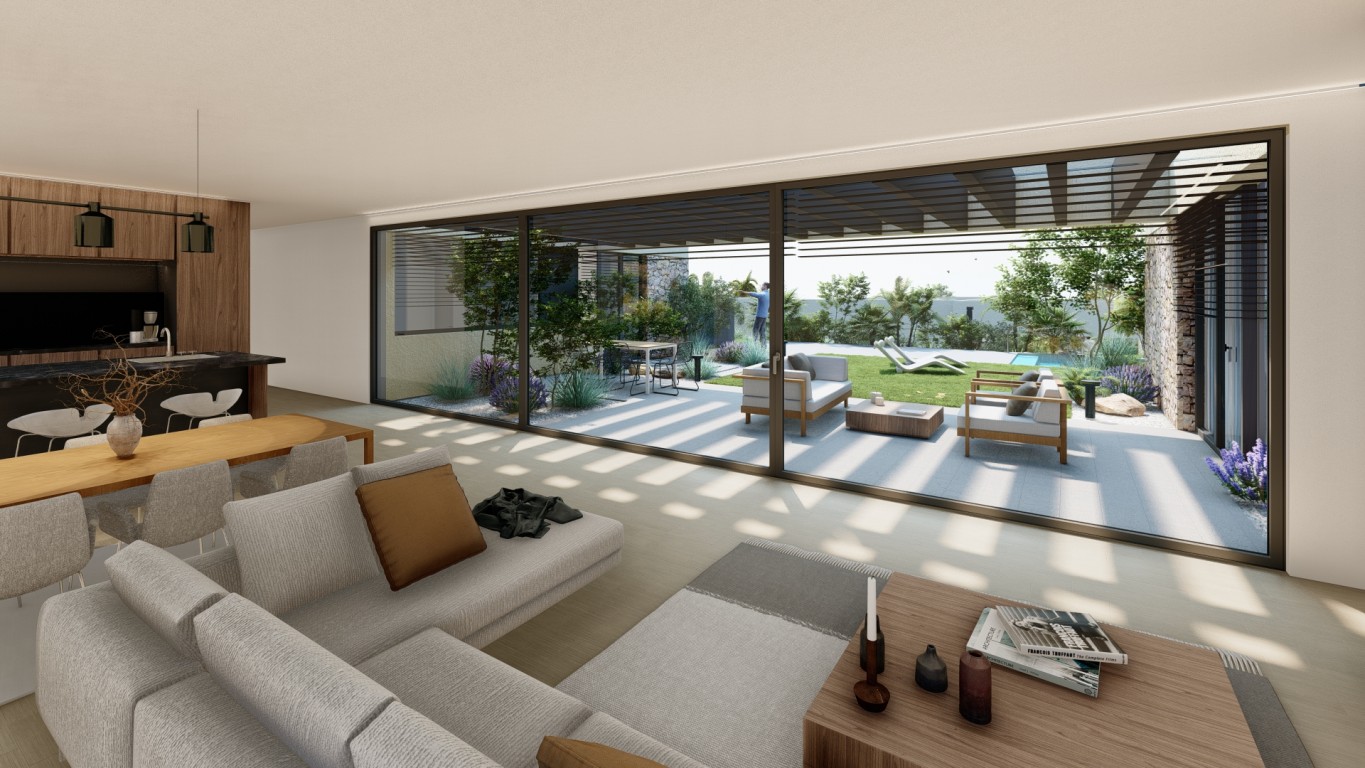 Bright open-plan living space opening onto a Costa Blanca garden