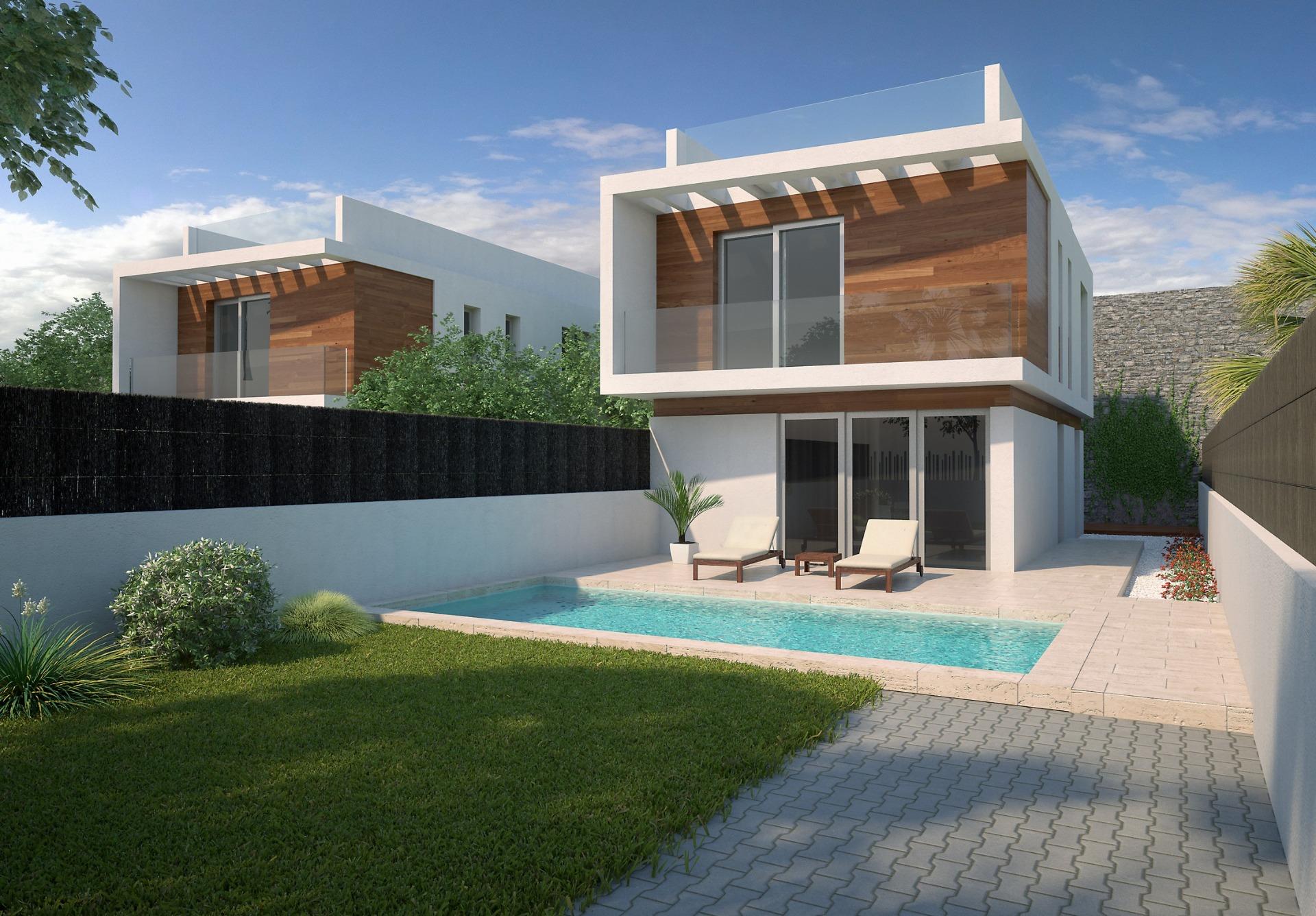 Contemporary key-ready new-build villa with clean modern lines